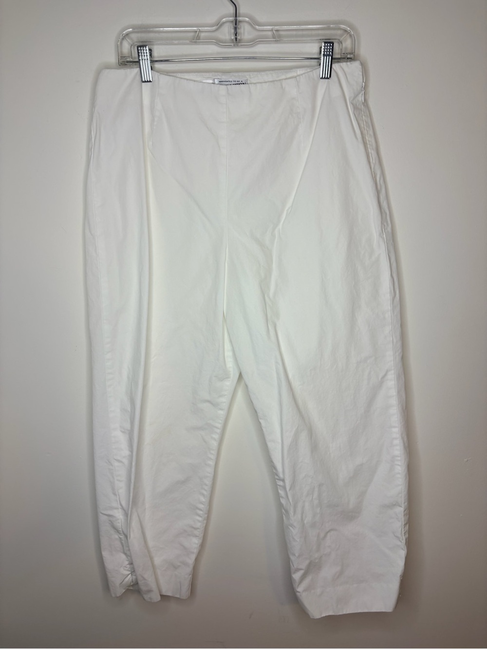 Pendleton White Relaxed 100% Cotton Cropped Pants Size 12